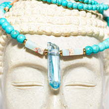 Carregar imagem no visualizador da galeria, Light Blue Opal Necklace
